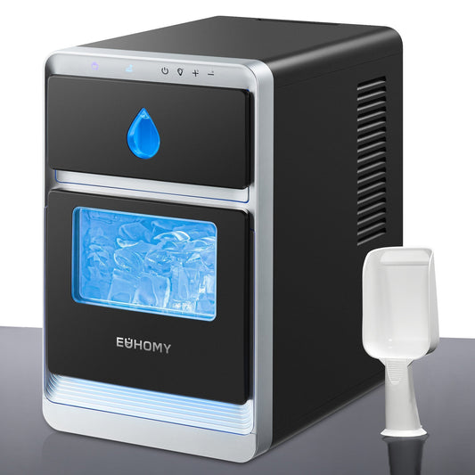 EUHOMY Luna Pro LunaArc™️ Portable Crystal Crescent Ice Maker Countertop – Melts 30 Mins Lower, Rapid Ice Making in 12 Mins, Real-Time Status Visibility