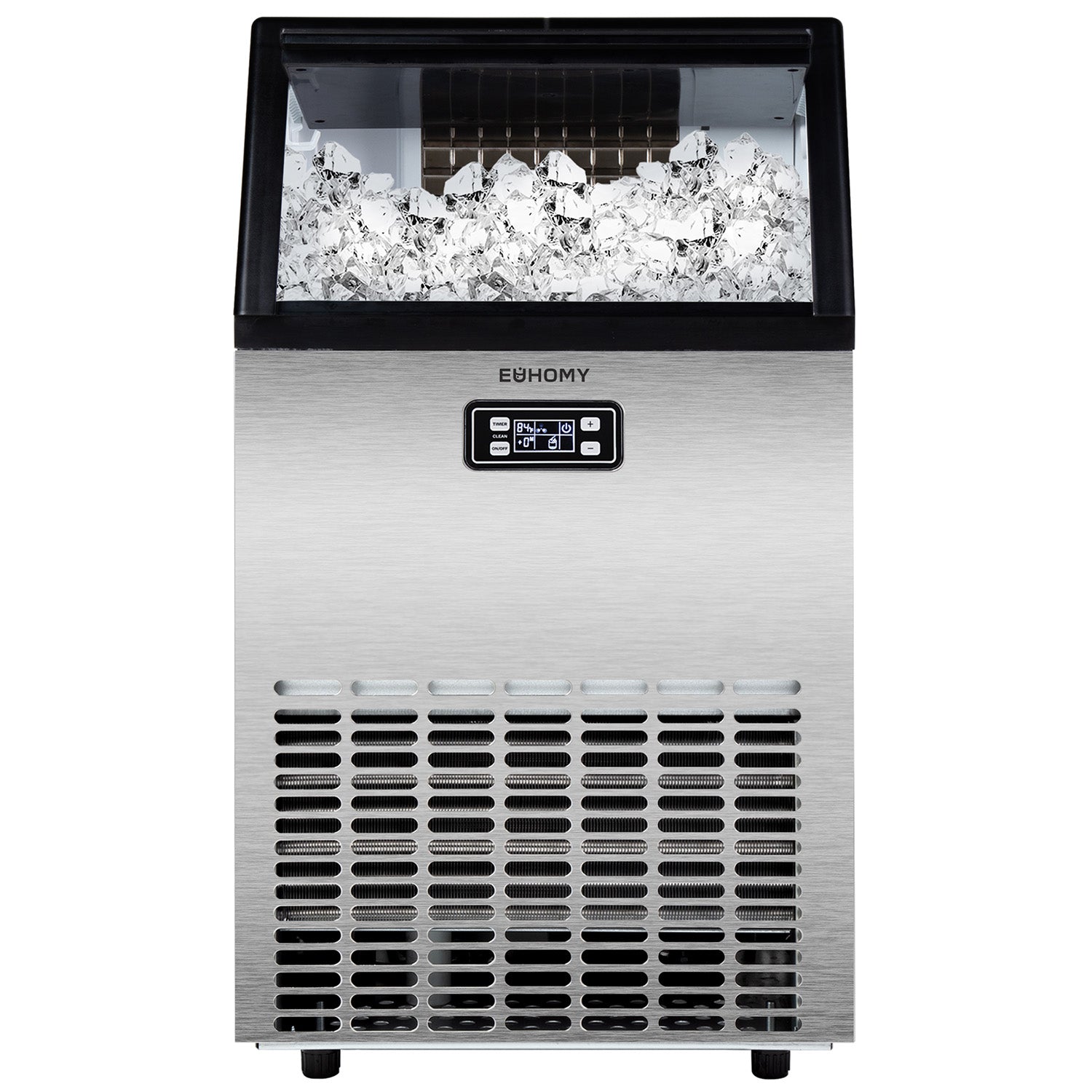 EUHOMY Excellent Storage Container Undercounter Commercial Ice Machine Includes 2 Bottles of Cleaner - Euhomy